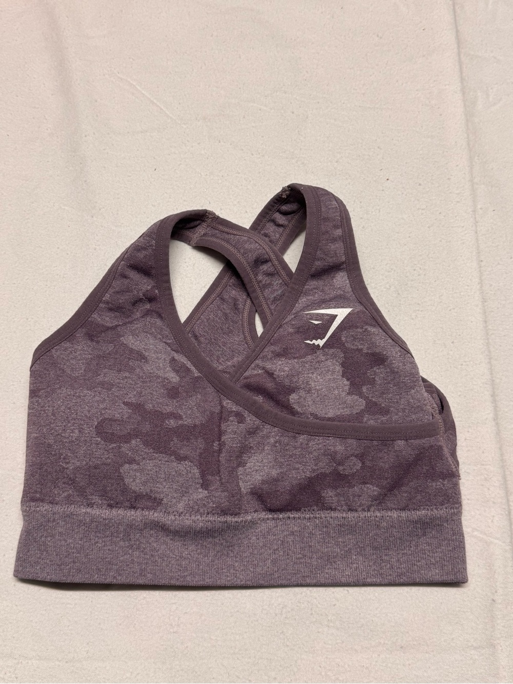 Gymshark Purple Camo Sports Bra